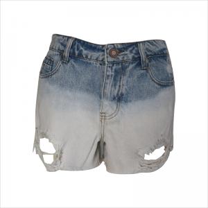 moda dipdye jean rip short WS101123